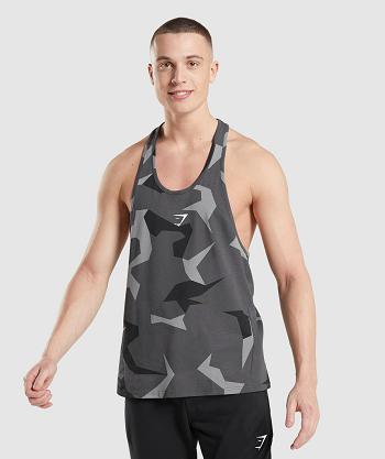 Stringers Męskie Gymshark Critical Czarne | PL 3751XYU